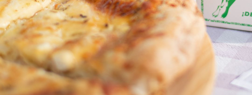 masa de pizza sin levadura